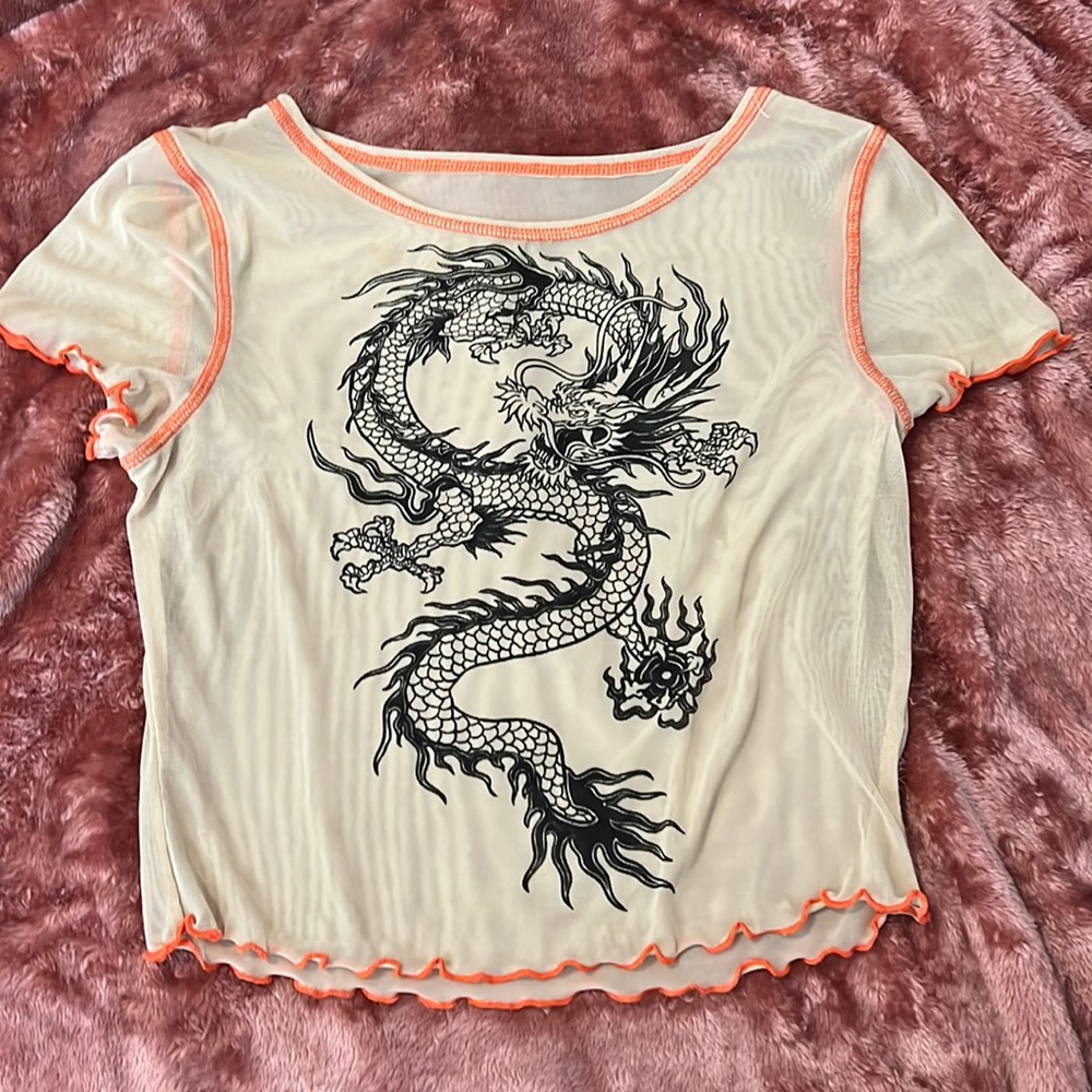 Sheer Dragon Top